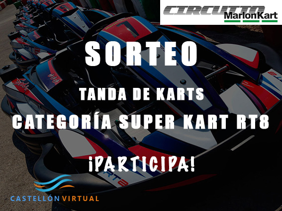 Sorteo tanda de karts categoría Super Kart RT8