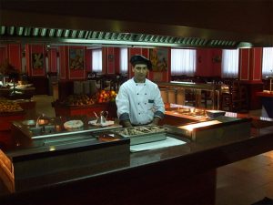 Gran hotel Peñiscola cocina en vivo