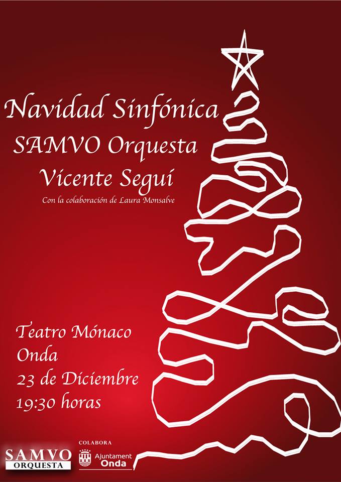 Concierto sinfónico de Vicente Seguí con la SAMVO de Onda