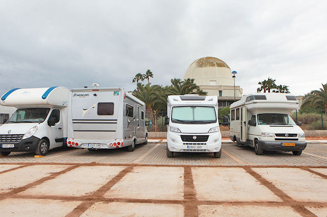 El Parking de autocaravanas del Grao, una alternativa para el turismo en Castellón