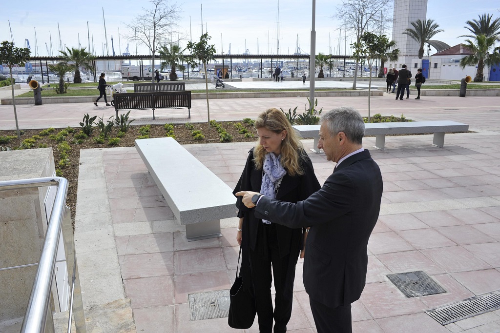 La nueva Plaza de Setè se abre hoy al público para acoger diversos eventos en el Grao de Castellón