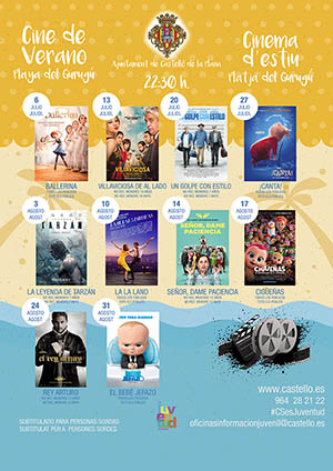 Cine de verano en la Playa del Gurugú 2018