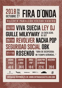Conciertos Fira Onda 2018