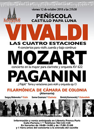 Concierto de la Filarmónica de Cámara de Colonia en Peñíscola