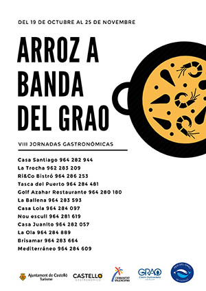 VIII Jornadas Gastronómicas de Arroz a Banda del Grao