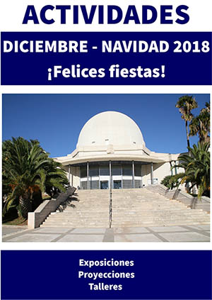 Programación de diciembre del Planetario de Castellón