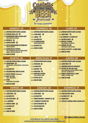 Actuaciones Carpa Alemana 2019