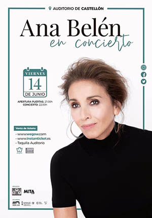 Ana Belén en concierto en el Auditorio