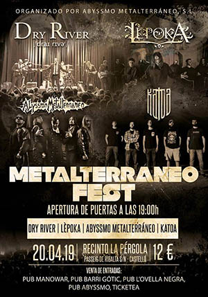 Metalterráneo Fest en La Pérgola de Castellón