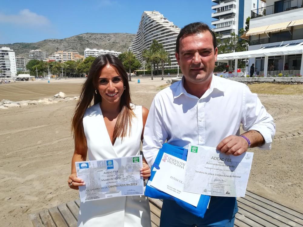 Las playas de Castellón ya lucen las Banderas Azules concedidas