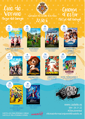 Cine de Verano Playa del Gurugú 2019