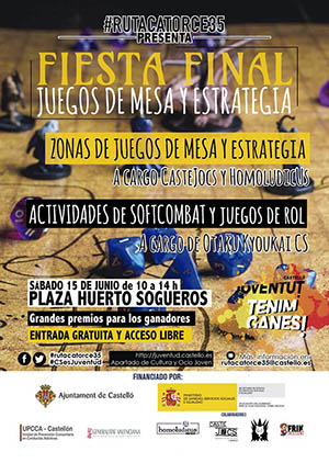 Jornada de juegos de mesa en Castellón