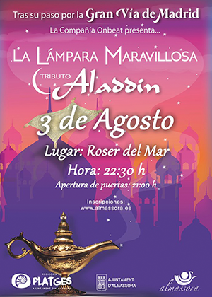 Tributo a Aladdín en Almazora