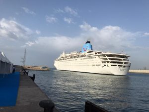 Amarre de crucero en Castellón