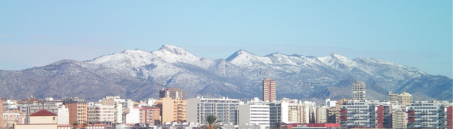 Nieva en Castellón. No todo es sol y calor.