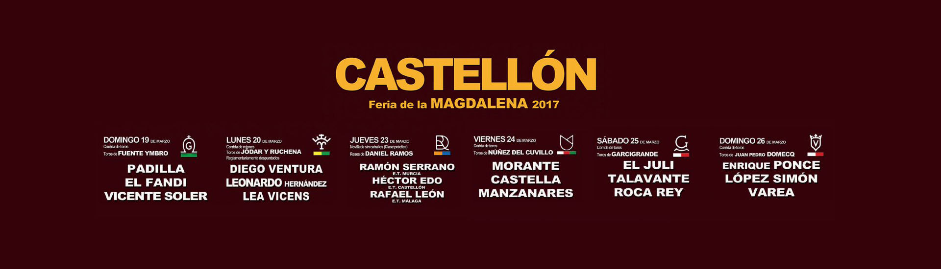 Corridas de toros de Magdalena 2017