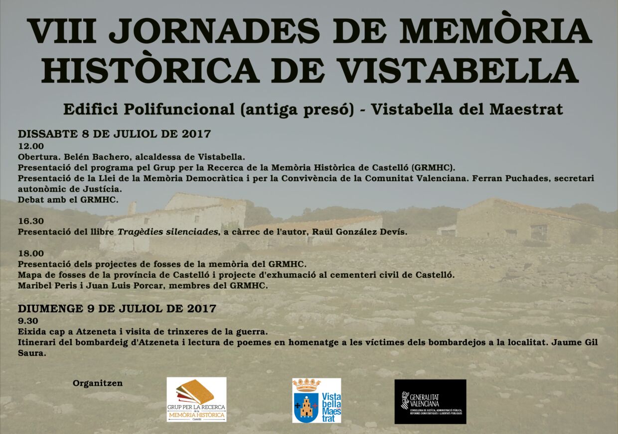 VIII Jornadas de la Memoria Histórica de Vistabella del Maestrat