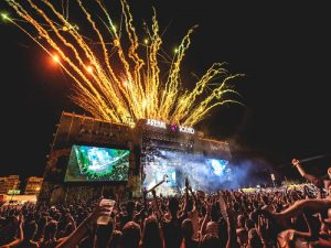 Arenal Sound fuegos artificiales