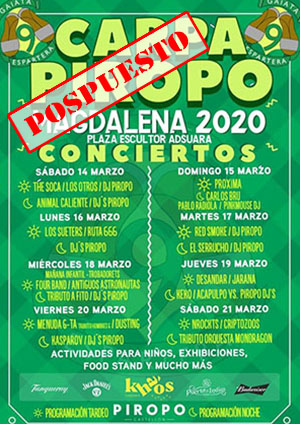 Carpa Piropo Fiestas Magdalena Castellón 2020