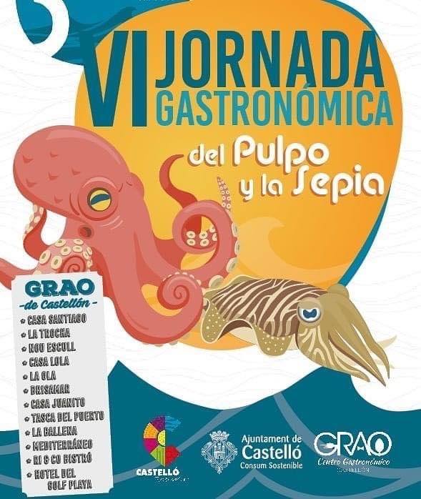 VI Jornadas gastronómicas Castellón. Pulpo  y sepia