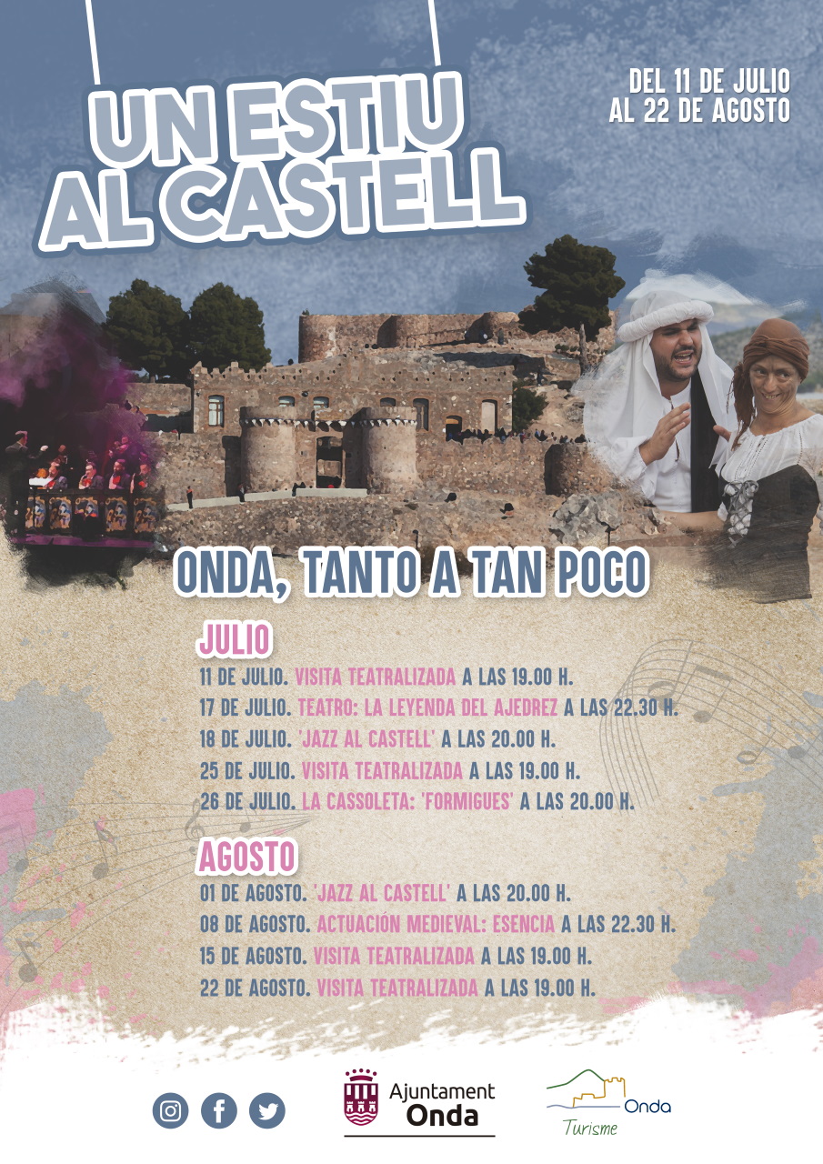 CASTILLO DE ONDA, JAZZ, TEATRO Y MAS