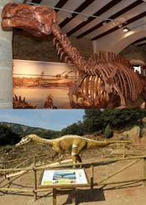 dinosaurios en Castellón. Ruta turística