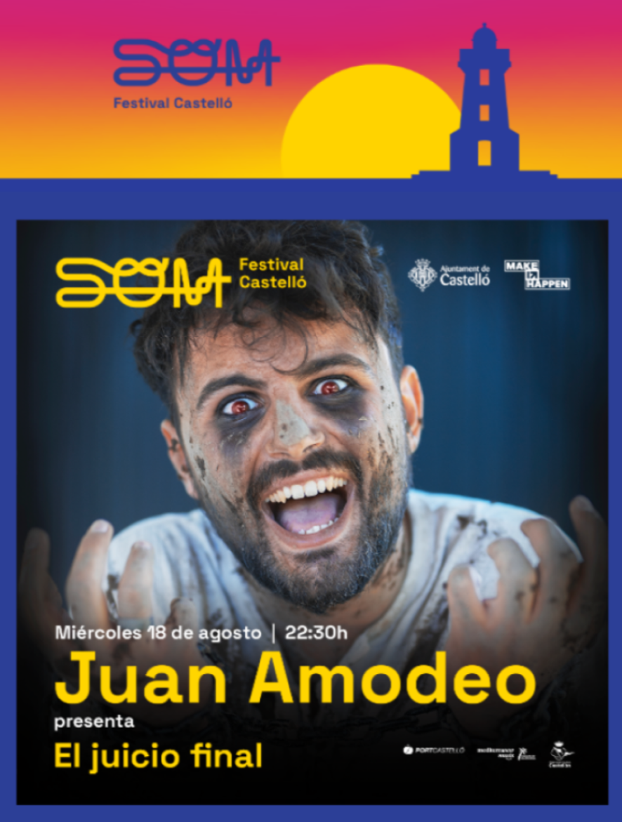 SOM Festival cuenta con Juan Amodeo para sus noches de humor