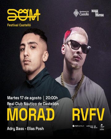 Morad y RVFV, nuevas confirmaciones para SOM Festival