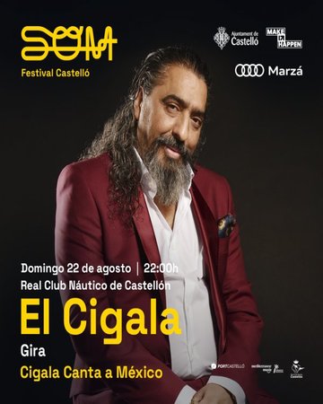 Diego ‘El Cigala’ teñirá SOM Festival del mejor flamenco