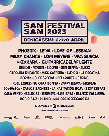 SanSan Festival Cartel 2023