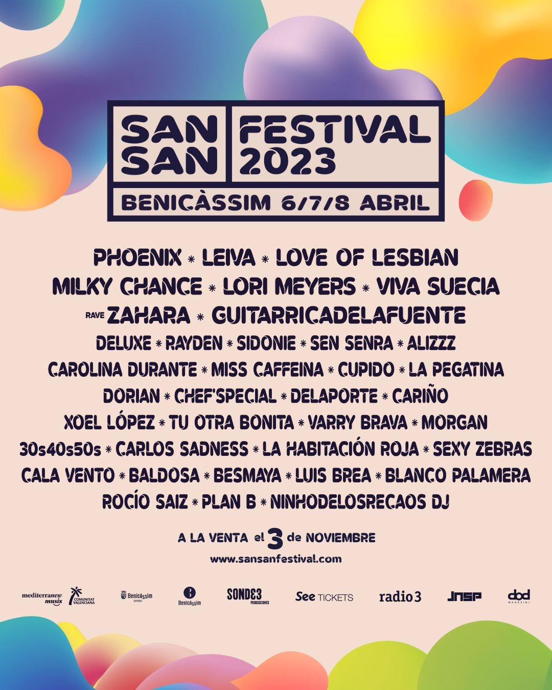 SanSan Festival anuncia el cartel completo de su próxima edición