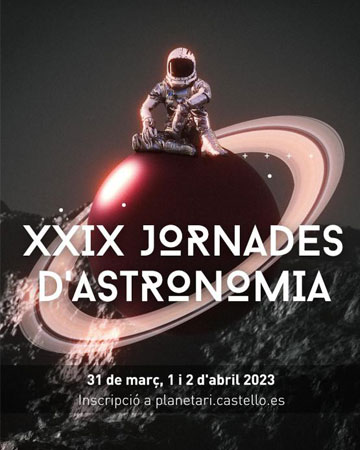 XXIX JORNADAS DE ASTRONOMÍA. Programa e inscripciones.