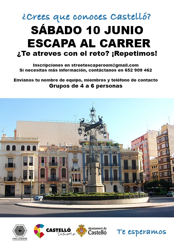 Escape room por las calles de Castelló