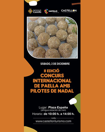 Arroz con pelotas de Navidad