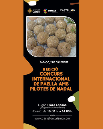 Arroz con pelotas de Navidad