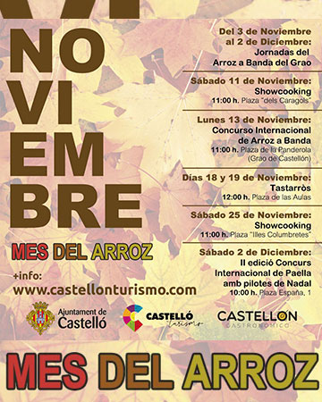 Noviembre mes del arroz en Castellón