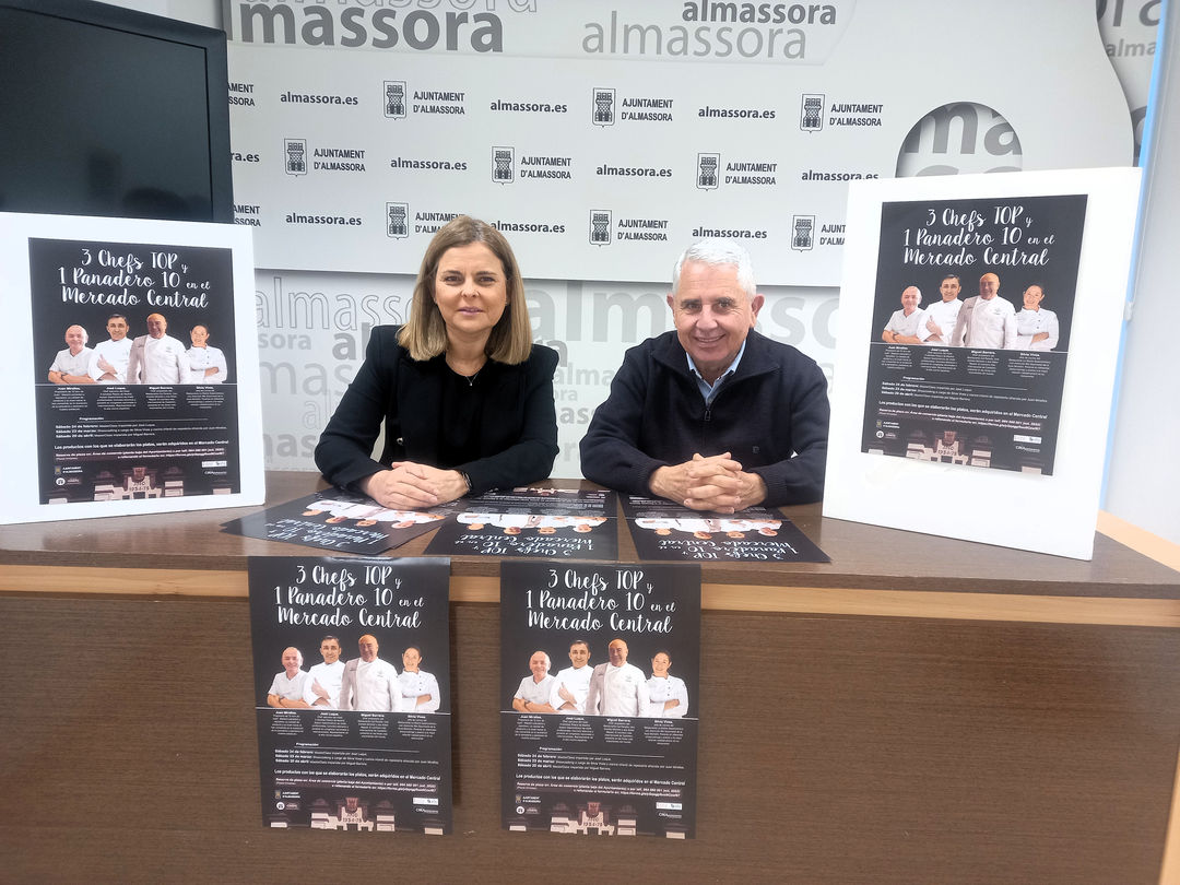 Almassora potencia su Mercado Central con tres ‘showcookings’ dirigidos por chefs de renombre