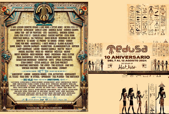 Cartel por días definitivo para el Medusa Festival 2024