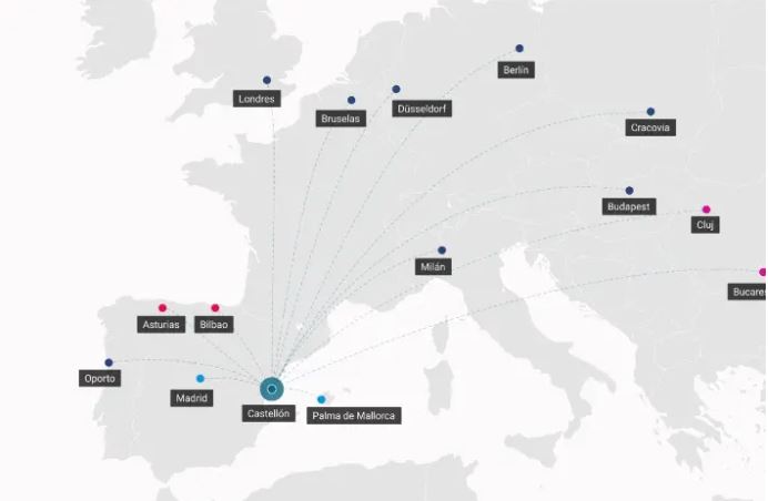 Récord de pasajeros y nuevas rutas: el aeropuerto de Castellón despega con fuerza en 2025